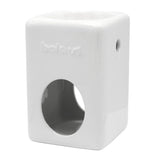 Duftlampe Square aus Keramik, weiß, BOLSIUS, 85/125 mm, für Teelichter - luterna.de