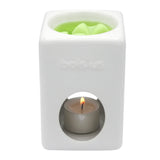 Duftlampe Square aus Keramik, weiß, BOLSIUS, 85/125 mm, für Teelichter - luterna.de