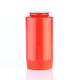 GRAFEN-Kompoöllicht, 30% Ölgehalt, Rot, Nr. 73, Brenndauer ca. 6 Tage, 136/68mm, Karton mit 20 Stück - luterna.de