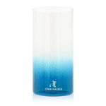 Grablampenschutzglas für große Grabkerzen, hitzebeständig, 150/75 mm, mit blauem Farbverlauf