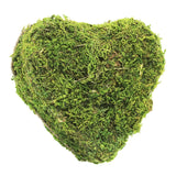 Pflanzherz aus Rattan und Moos, 17xh6 cm, naturfarbene Optik, Grabschmuck, Grabdekoration - luterna.de