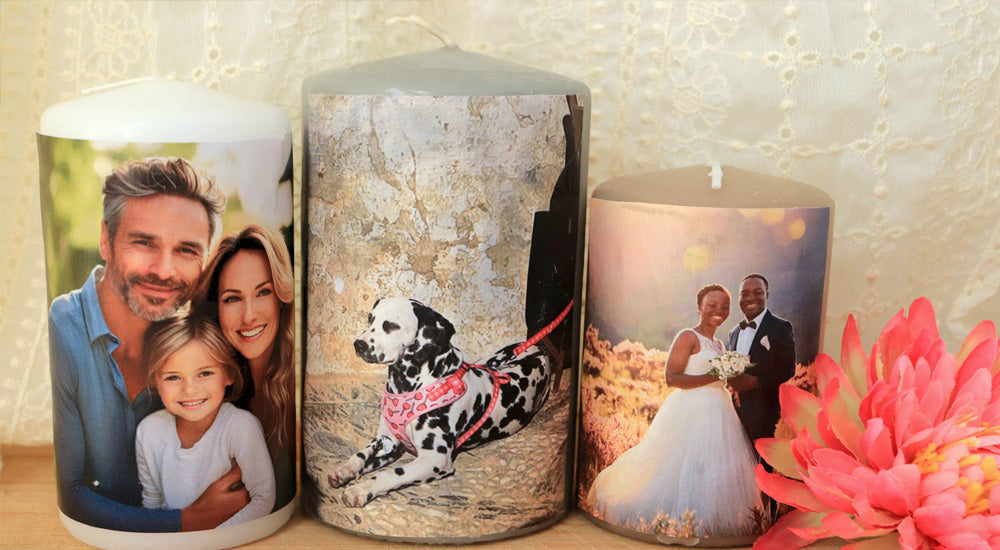 Fotos auf Kerzen kleben – So einfach geht’s mit Candle Potch