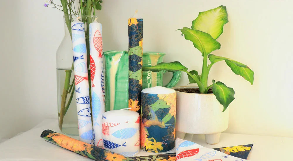 Serviettentechnik auf Kerzen: Einfache Anleitung für kreatives Basteln