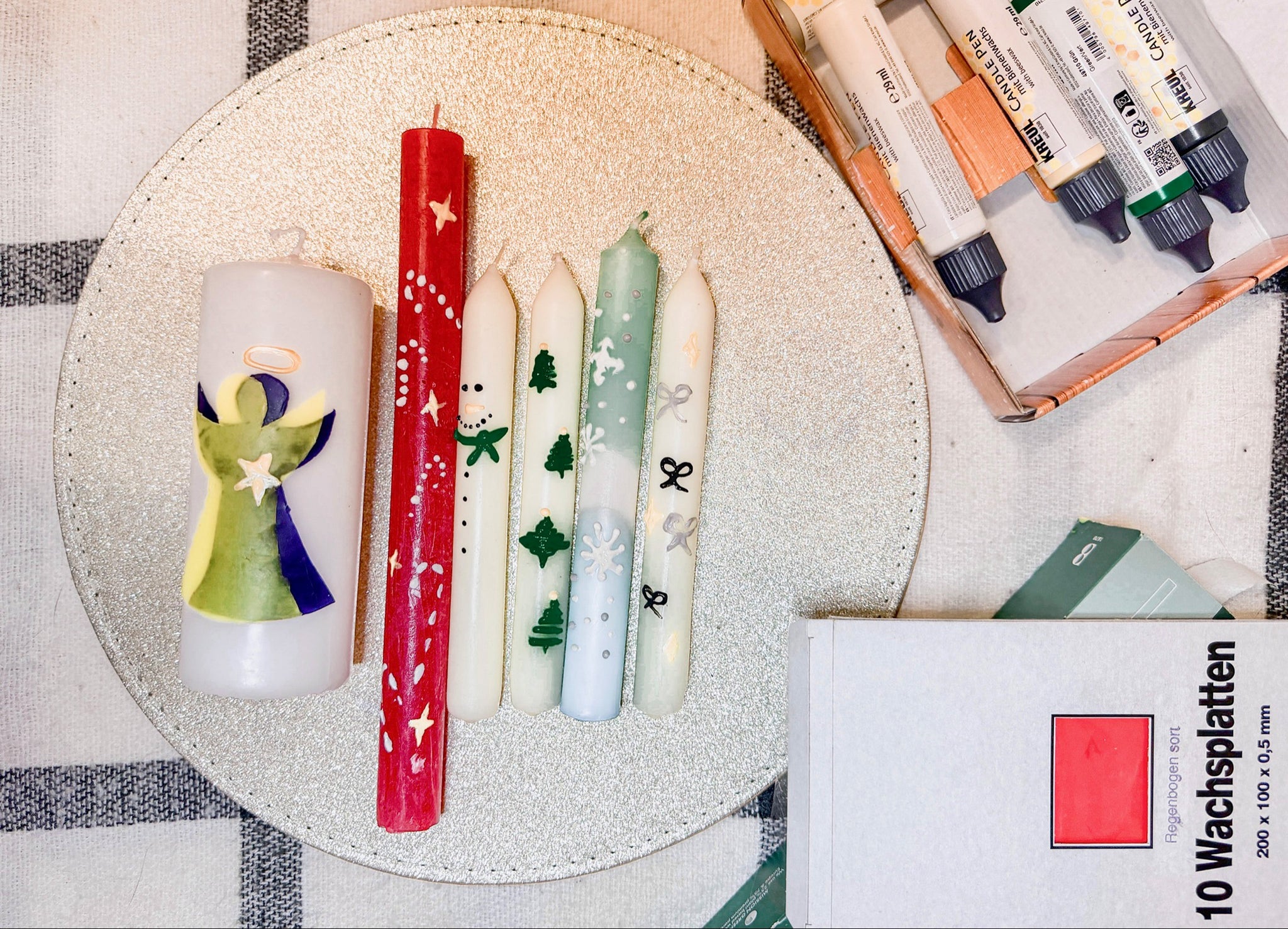 Gemütliche Abende: Kerzen kreativ selbst gestalten