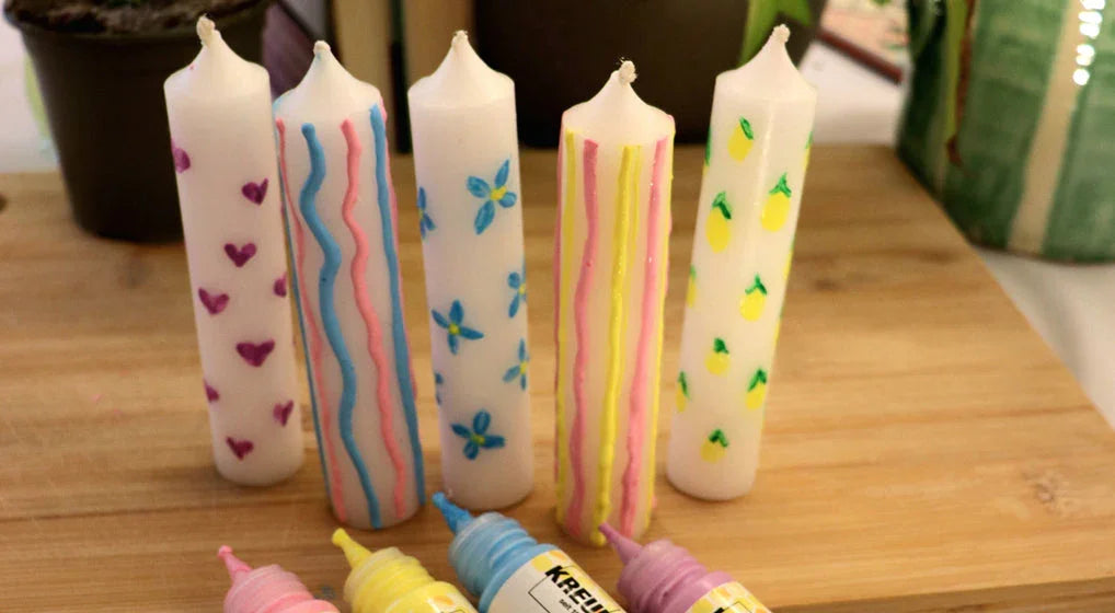 DIY Stabkerzen kreativ gestalten mit Candle Pens –