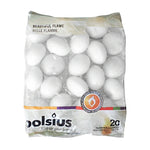 Schwimmkerzen, Weiß, BOLSIUS, 30/45 mm, Brenndauer ca. 4,5h, Beutel mit 20 Stück