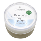 Deocreme pur, THOMA Naturseifen-Manufaktur, ohne Duftstoffe, für besonders sensible Haut, 15 ml