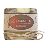 Kaffeeseife - Pflegende Küchenseife gegen Gerüche, Landseife Naturkosmetik, 100% Bio, handgefertigt & vegan, 100 g, Körperpflege