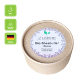 Sheabutter Blumig - die natürliche Hautpflege mit Rosengeranienduft, Landseife Naturbalsam, 100% Bio, handgefertigt & vegan, 80 g