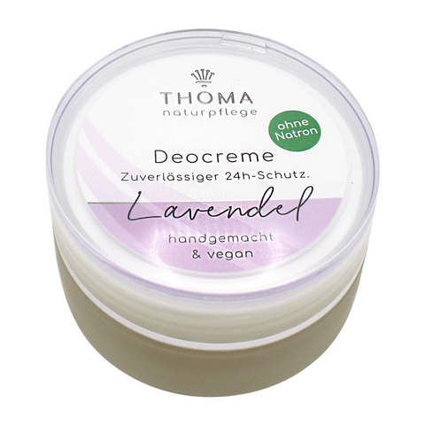 Deocreme Lavendel, THOMA Naturseifen-Manufaktur, hochwirksame Bio-Naturkosmetik für empfindliche Haut, 15 ml