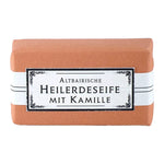 Heilerdeseife mit Kamille, Apomanum, 100% natürlich, mit naturreinen ätherischen Pflanzenölen, 100 g