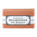 Heilerdeseife mit Kamille, Apomanum, 100% natürlich, mit naturreinen ätherischen Pflanzenölen, 100 g, Körperpflege