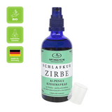 Schlafkur Zirbe Bio-Kissenspray, Apomanum, 100% natürlich, für erholsamen Schlaf, 50 ml, Wohlbefinden, Raumspray