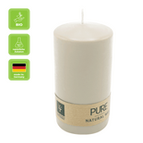 100% PURE, NATURAL WAX, Stumpenkerze, Sahara, WENZEL, 130/70 mm, Brenndauer ca. 52h, 100% plastikfrei - luterna.de