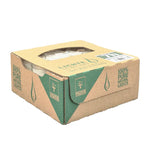 100% PURE NATURAL LIGHTS, vegane Teelichter mit 100% Rapswachsfüllung, 24/38 mm, Brenndauer ca. 7h, 18 Stück