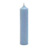 25 Stabkerzen Pastellblau, 100/22 mm, KERZENFARM HAHN, durchgefärbt, Brenndauer 4h