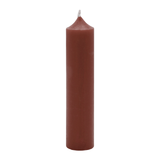 25 Stabkerzen Schlamm, 100/22 mm, KERZENFARM HAHN, durchgefärbt, Brenndauer 4h