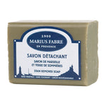 Marseiller Fleckentfernerseife mit "Terre de Sommieres", Marius Fabre, Lavoir, 100% Bio, 150 g, für Haushalt & Reinigung, LSDT150