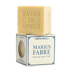 Marseiller Seife für die Wäsche, Marius Fabre, 100% Bio, ohne Palmöl, Würfelform, 400 g, für Haushalt & Reinigung, N400BSP