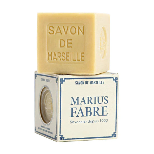 Marseiller Seife für die Wäsche, Marius Fabre, 100% Bio, ohne Palmöl, Würfelform, 400 g, für Haushalt & Reinigung, N400BSP