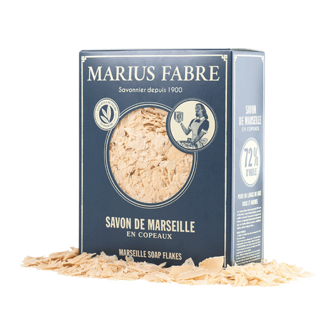 Marseiller Seifenflocken, weiß, Marius Fabre, 100% Bio, ohne Palmöl, 750 g, Waschmittel, für Haushalt & Reinigung, NBOICOP75 0SP