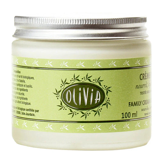 OLIVIA Feuchtigkeitscreme mit Bio-Olivenöl & Shea-Butter aus kontrolliert biologischem Anbau, Marius Fabre, 100 ml, Körperpflege, OLCF