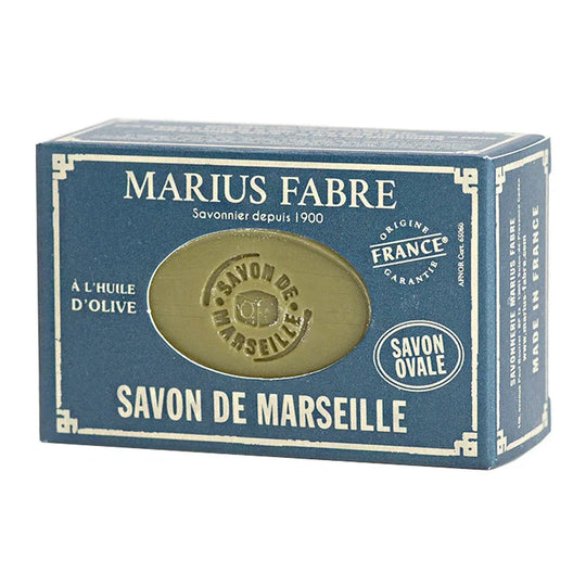 Marseiller Seife mit Olivenöl, Marius Fabre, 100% Bio, pflegend & mild, für alle Hauttypen, ovale Form, 150 g, Körperpflege, N150V