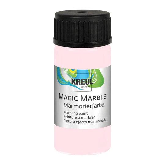KREUL Magic Marble Marmorierfarbe Matt, Mademoiselle Rosé, 20 ml-Glas