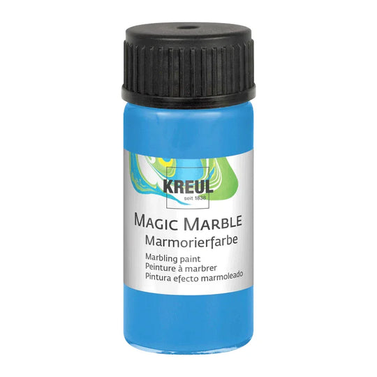 KREUL Magic Marble Marmorierfarbe, Blau, 20 ml-Glas