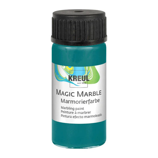 KREUL Magic Marble Marmorierfarbe, Türkis, 20 ml-Glas