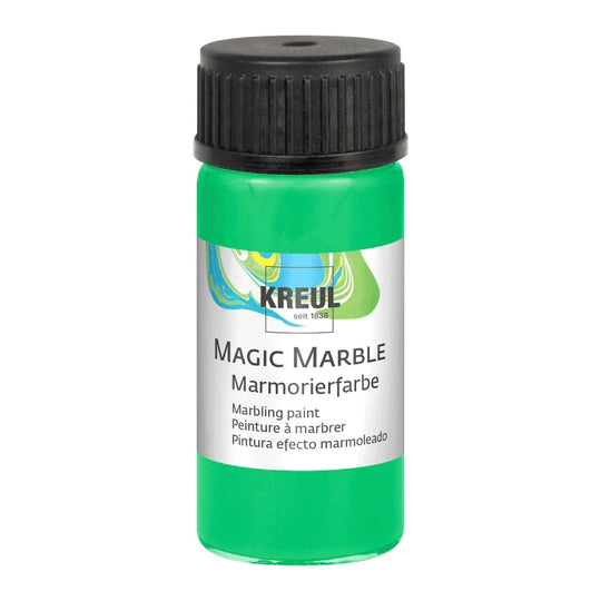 KREUL Magic Marble Marmorierfarbe, Hellgrün, 20 ml-Glas