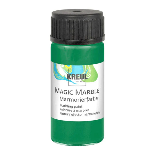 KREUL Magic Marble Marmorierfarbe, Grün, 20 ml-Glas
