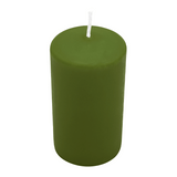 Stumpenkerze 100/58 mm, Wiedemann, 42h, Olive