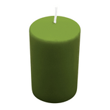 Stumpenkerze 80/58 mm, Wiedemann, 34h, Olive