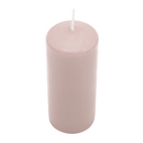 Stumpenkerze 130/68 mm, Wiedemann, 73h, Rosé