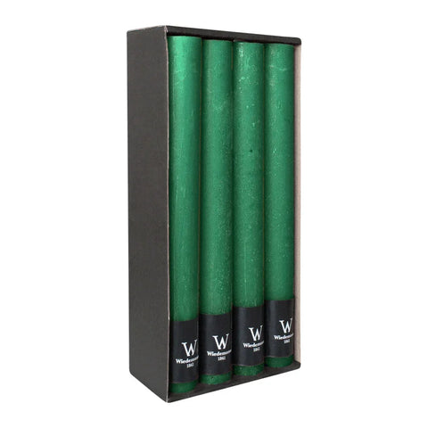 Marble Rustik Stabkerzen Seegrün, 280/35 mm, Wiedemann, 30h, 8 St. –