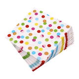 Lunchservietten „Party Dots“, 33x33 cm, 3-lagig, Home Fashion®, 20 Stück, Geburtstag, Party