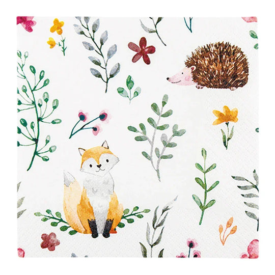 Lunchservietten „Wonderful Forest“, 33x33 cm, 3-lagig, Home Fashion®, 20 Stück