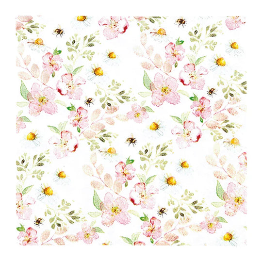 Lunchservietten „Spring Breeze“, 33x33 cm, 3-lagig, Home Fashion®, 20 Stück