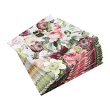 Lunchservietten „Wild Roses“, 33x33 cm, 3-lagig, Home Fashion®, 20 Stück, Floral