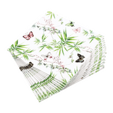 Lunchservietten „Akira“, 33x33 cm, 3-lagig, Home Fashion®, 20 Stück, Dschungel, Floral, Tierisch