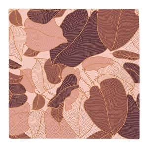 20 Servietten „Art Nouveau rosewood“, 33x33 cm, 3-lagig, Home Fashion®