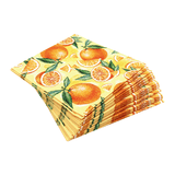 Lunchservietten „Pieces of Orange“, 33x33 cm, 3-lagig, Home Fashion®, 20 Stück, Gartenfest, Picknick - luterna.de