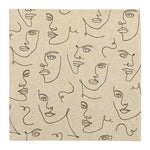 Recyclingservietten „Faces“, 33x33 cm, 2-lagig, Home Fashion®, 20 Stück