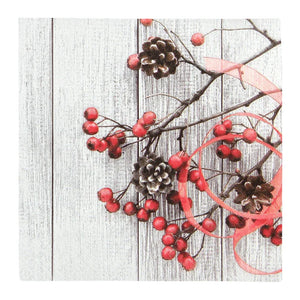 20 Servietten „Cottage Rosehip“, 33x33 cm, 3-lagig, Home Fashion®