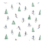 Lunchservietten „Skiing“, 33x33 cm, 3-lagig, Home Fashion®, 20 Stück