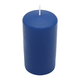 WENZEL CLASSIC Stumpenkerze Nachtblau (130/70 mm) aus Paraffin mit 61 Stunden Brenndauer