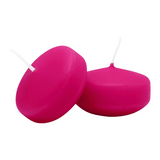 CLASSIC Schwimmkerzen klein Fuchsia, 50/30 mm, WENZEL, Brenndauer 4h, 28 St.