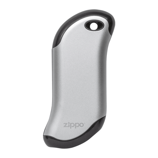 Handwärmer, wiederaufladbar, ZIPPO HeatBank® 9s, Silber, mit Power-Bank-Funktion für USB-Geräte, bis zu 9 Stunden Wärme
