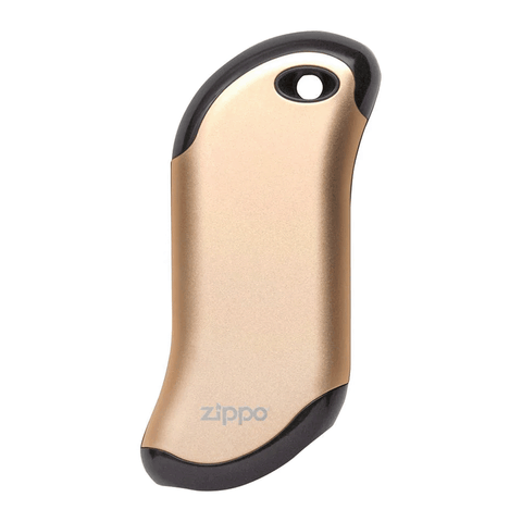 Handwärmer, wiederaufladbar, ZIPPO HeatBank® 9s, Gold, mit Power-Bank-Funktion für USB-Geräte, bis zu 9 Stunden Wärme - luterna.de